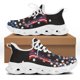 thumbnail image 1 of Zapatillas deportivas con diseño de bandera estadounidense para mujer, zapatillas planas para correr, zapatillas ligeras de malla para calzado femenino, 1 of 6
