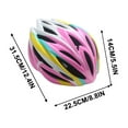thumbnail image 3 of HOARBOEG Bike Helmet for Cycling Skateboarding Outdoor Sports - Lightweight Adjustable Safe Bicycle Helmet with Ventilatio Plastic Bike Helmet, 3 of 4
