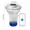 thumbnail image 4 of Dvumao Home Decor, RGB Color-Changing Remote Controller Projection Light Floating Night Light For Water Outdoor Solar-Powered Pool Light, Women Gifts, 4 of 7