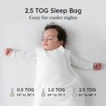 thumbnail image 4 of Bolsa de Dormir Kyte Baby de Rayón de Bambú 2.5 Tog Mediana Midnigth, 4 of 6