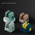 thumbnail image 4 of Thinsony Shower Holder Universal Not Suction Cup Holder Punch -Free Bathroom Bracket Adjustable Rotation ABS Fixed Base Pink 1Set, 4 of 6