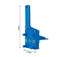 thumbnail image 2 of Doweling Jig 6/8/10 mm Handheld Wood Dowel Drilling Guide,Drilling Doweling Hole Saw Tools,Woodworking Tools, 2 of 10