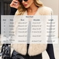 thumbnail image 2 of cocolona Fuzzy Vest for Women Sleeveless Open Front Cropped Winter Warm Coat for Party Evening, 2 of 5