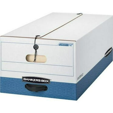 Bankers Box Storage Boxes, 850 lb Cap, Lgl, 15 x24 x10 , 4/CT, WE/BE PK
