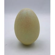Way To Celebrate Easter 5-inch Height Yellow Glitter Plastic Egg Indoor Decor