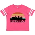 thumbnail image 3 of Inktastic Los Angeles California Skyline Retro Boys or Girls Toddler T-Shirt, 3 of 5
