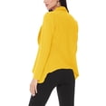 thumbnail image 4 of Women's Long Sleeve Open Front Blazer Solid Office Jacket, 4 of 8