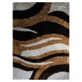thumbnail image 5 of Rugsotic Carpets Hand Tufted Shag Polyester Eco-Friendly Area Rugs - 5'x8', Rectangle, Multicolor, Plain Solid Design, High Pile Handmade Anti Skid Rugs for Living Room, Bed Room K00041, 5 of 5