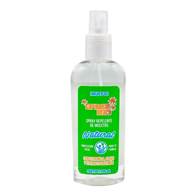 Repelente de insectos Caribbean Beach natural en spray 200 ml
