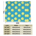 thumbnail image 3 of KLL Fleece Blanket Plush Throw Blanket Ball Tennis ,Soft Fuzzy Cozy Flannel Blanket for Couch Sofa Bed.(40"x30" ), 3 of 7