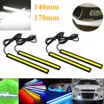 thumbnail image 2 of Tira de luces LED COB ultradelgada y brillante para coche, lámpara DRL de 12V de CC, antiniebla, resistente al agua, 1 piezas, 2 of 4