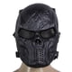 thumbnail image 3 of Maquillaje Cubierta Facial Tmvgtek Airsoft Paintball Full Face Protection Skull Mask Outdoor Supplies (Negro), 3 of 9