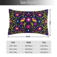 thumbnail image 2 of Cauagu Colorful Mexican Print Pillow Covers with Envelope Closure,1PC Pillow Cases Decorative Pillow Case for Bed & Couch, Pillows Not Included-20"x30", 2 of 6