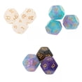 thumbnail image 1 of 9 Uds Esquinas Acrílico perfke Dados de 12 RPG Prop Juguete Educativo, 1 of 9