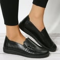 thumbnail image 2 of Sngxgn Women's Shoes Comfy Fashion Slip on Work Flats Casual Walking Shoes(Black,39), 2 of 8