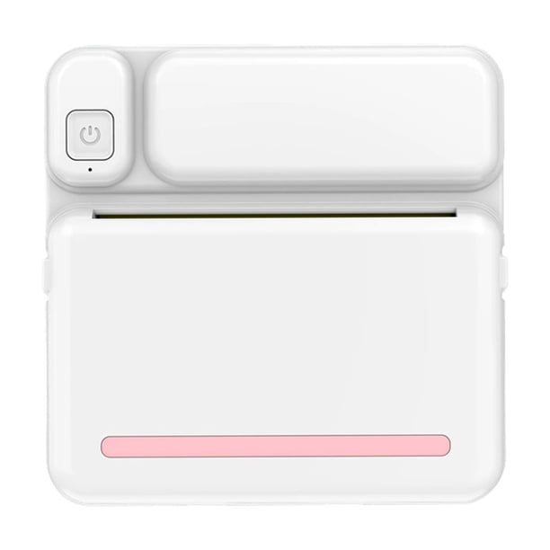 Pisexur Batería de cocina Mini impresoras portátiles de bolsillo C19, impresoras térmicas inteligentes sin tinta con 1 rollo de papel y Bluetooth para notas adhesivas para la cocina del hogar
