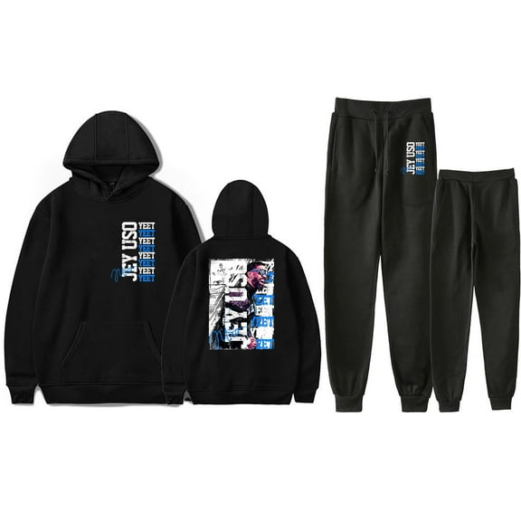 Jey Uso Yeet Hoodie Pants Sets Merch For Men/Women Unisex Sweatshirt Pants Two Piece Set Fashion Streetwear