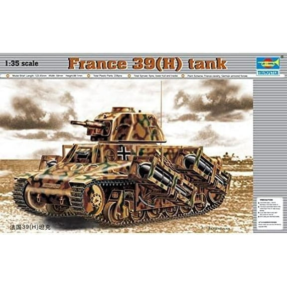 Trumpeter 00352 1/35 France 39(H) Tank model kit