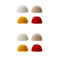 thumbnail image 2 of Minnieouse Gorros de punto de 4 piezas, gorros de calavera a la moda, gorro de Hip Hop para invierno Type1 NO1, 2 of 6