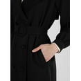 thumbnail image 6 of Black - Unlined - Shawl Collar - Trench Coat - Refka, 6 of 6
