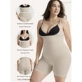 thumbnail image 3 of MISS MOLY Plus Size Shapewear Bodysuit for Women Tummy Control Compression Body Shaper Waist Trainer Girdle, 3 of 6