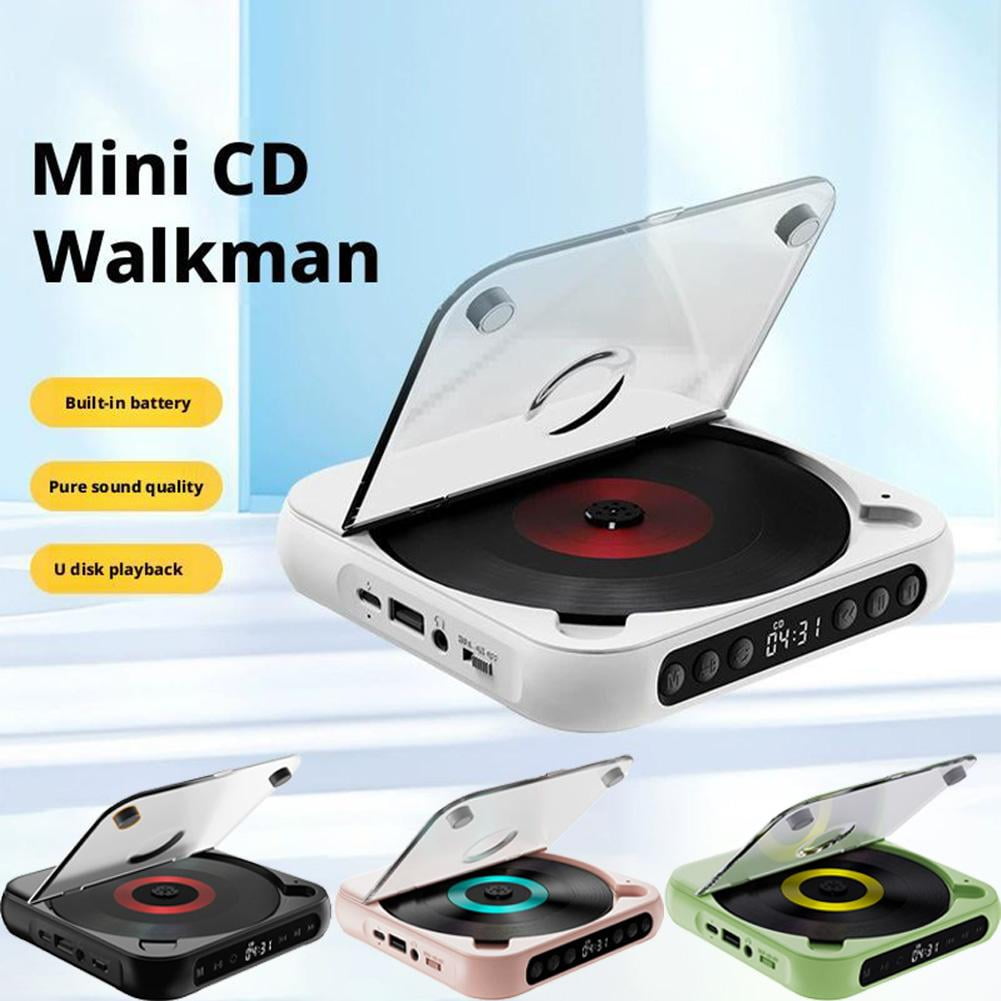 Mini Stylish CD Player with Wireless Bluetooth, Long - lasting Battery for On - the - go Music Listening
