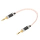 thumbnail image 5 of Cable de audio de 8 núcleos de 3,5 mm a 3,5 mm, cable auxiliar de 5,9 pulgadas para automóvil, auriculares, parlantes y computadoras portátiles, 5 of 8