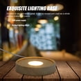 thumbnail image 2 of Weiweiguan LED Glowing Light Base Wooden Luminous Pedestal Creative Crystal Ball Stand, 2 of 6