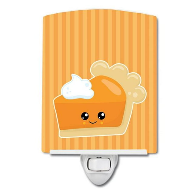 Carolines Treasures BB8764CNL Fall Pumpkin Pie Ceramic Night Light