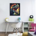 thumbnail image 3 of Stupell Industries Contemporary Dino Roar at Sunset Black Floating Frame Canvas Art, 17 x 21, by Creative Studio, 3 of 8