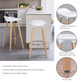 thumbnail image 2 of Banco 2 SILLA de bar FurnitureR Scargill Bar Blanco moderno, 2 of 6