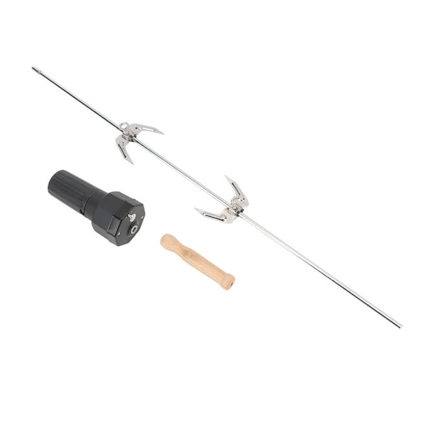 Kit De Asador Inalámbrico, Accesorio De Kit De Parrilla De Asador Automático, Potente, Alimentado Por Batería, Portátil De Bajo Ruido Con Motor Eléctrico Para Acampar,