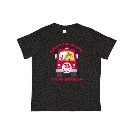 

Inktastic Fire Truck 3rd Birthday Boy Gift Toddler Boy Girl T-Shirt