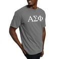 thumbnail image 4 of CafePress - Alpha Sigma Phi Greek Letters White T Shirt - Mens Comfort Colors Shirt, 4 of 5