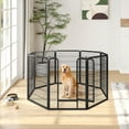 thumbnail image 6 of Renwick 16 Panels 40″ H Dog Playpen Outdoor Indoor, Black, 6 of 9