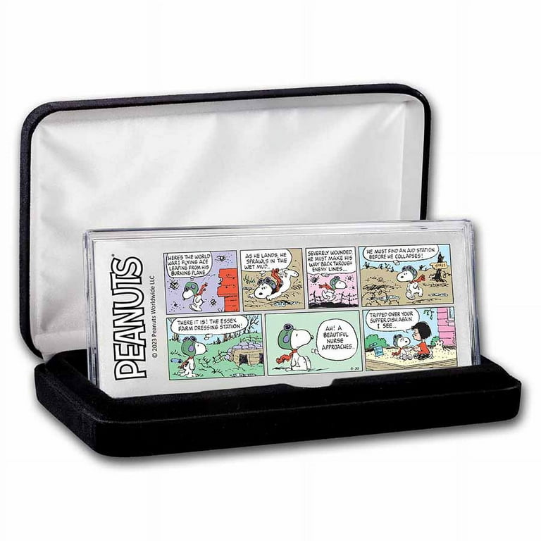 Peanuts® Snoopy Flying Ace Comic 4 oz Silver Bar - Walmart.com