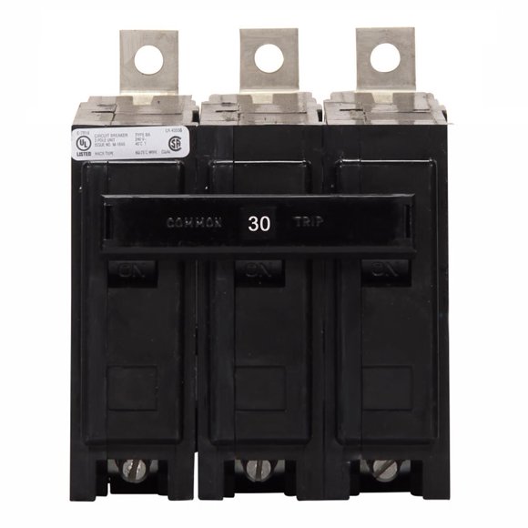 BAB3030H - Eaton Cutler-Hammer 30 Amp 3 Pole Bolt-On Circuit Breaker