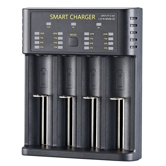 Matsuzay de inteligente de 4 ranuras, accesorios de adaptador de carga de celdas, de recargable de litio , nuevo Cargadores de dispositivos electrónicos específicos