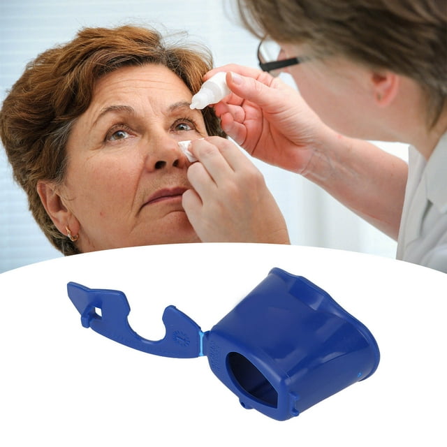Eyedrop Guide Tool, Prevent Eye Injuries Eyedrop Applicator Portable for the Elderly for Daily Use