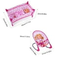 thumbnail image 2 of Sturdy Plastic Materials Doll Crib for Most Reborns Dolls with Iron Frame, 2 of 10