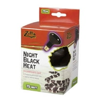 Zilla Night Black Incandescent Heat Spot Bulb, 75 Watt