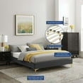 thumbnail image 7 of Modway Sutton Full Performance Velvet Bed Frame in Charcoal, 7 of 7