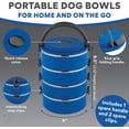 Travel Pet Bento Bowls - -Grade Stainless Steel & , Leak-Proof Water ...