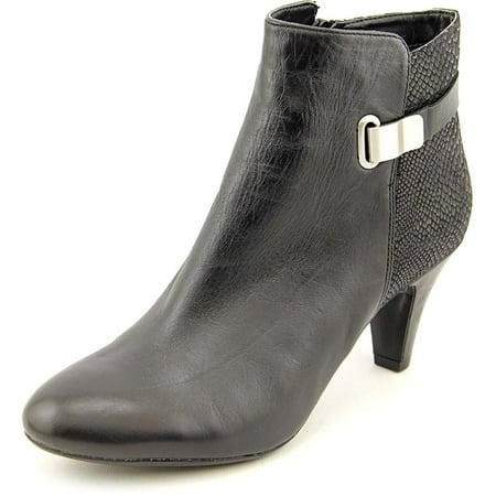 Stylish Naturalizer Blake Round Toe Leather Ankle Boot Black For Women On Sale Stylish Naturalizer Blake Round Toe Leather Ankle Boot Black For Women On Sale
