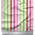 thumbnail image 3 of oneOone Georgette Viscose Fabric Stripe Panel Print Fabric By Yard 42 Inch Wide, 3 of 3