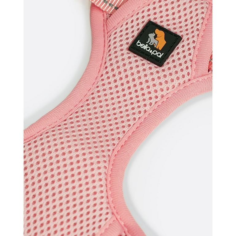 Bella & Pal No-Pull Dog Harness, Coral Pink XL photo 7
