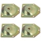 thumbnail image 5 of BRIGHTFUFU 4 unids placas de montaje en ángulo para patas de muebles Sofá Placas de fijación de la pata, 5 of 7