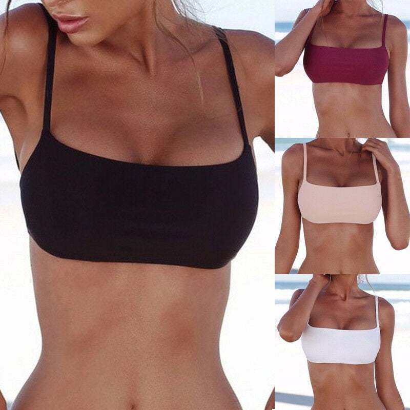 push up bikini tops walmart