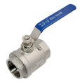 thumbnail image 3 of DANSPEED 1-1/2" 1.5 inch Stainless steel Ball Valve Full Port, NPT Threaded,1000 PSI, 3 of 7