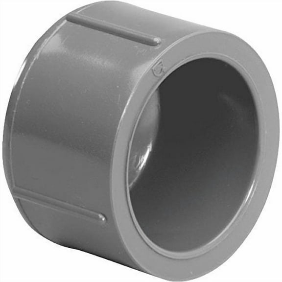 Genova Products PVC Pipe Cap Slip - Schedule 80 - 1/2 In